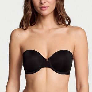 Victoria’s Secret Sexy Illusions Uplift Black Strapless Bra 36D